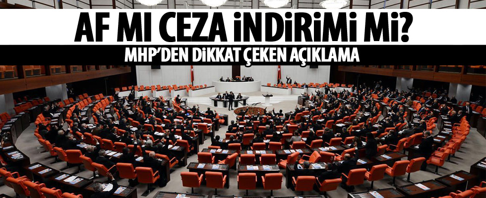 MHP'nin teklifinde dikkat çeken ayrıntı