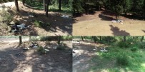AYDOS ORMANI - Piknikçiler Aydos Ormanını Çöplüğe Çevirdi