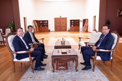 Rektör Taş'a Veda Ziyareti