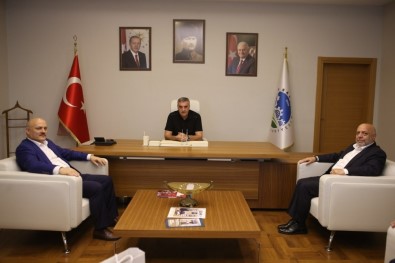Başkan Toçoğlu, HAK-İŞ Genel Başkanı Arslan'ı Ağırladı