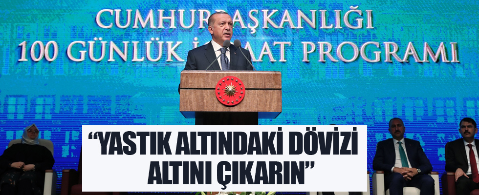 Erdoğan '100 Günlük Eylem Planı'nı açıkladı