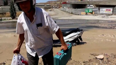 Şanlıurfa'da Su Borusu Patladı