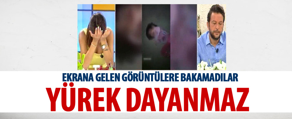 Dehşete düşüren görüntüler