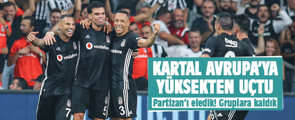Beşiktaş adını gruplara yazdırdı