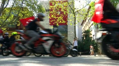 Bin Motosikletliden 'Zafer Sürüşü'
