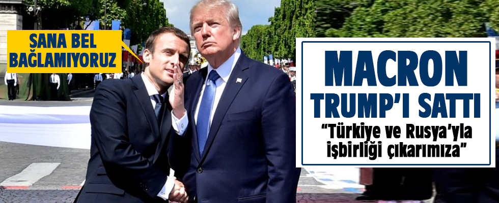 Macron'dan Türkiye açıklaması