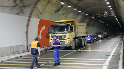 Ovit Tüneli'nde Bayram Yoğunluğu