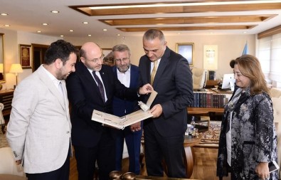 Başkan Çetinbaş  Ve Milletvekillerinden Kültür Ve Turizm Bakanı Ersoy'a Ziyaret