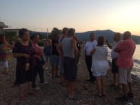 Foça'da Vatandaş Panikte