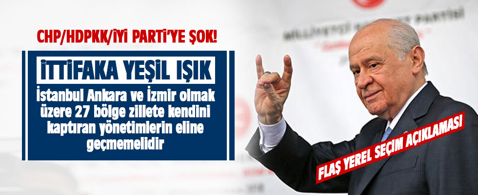 MHP Genel Başkanı Devlet Bahçeli'den açıklamalar