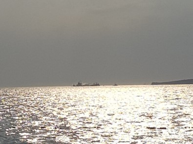 İzmir'de Dev Gemide Yangın Paniği