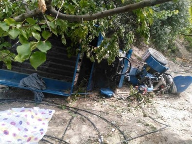 Mut'ta Taktak Motoru Uçuruma Yuvarlandı Açıklaması1 Ölü, 6 Yaralı