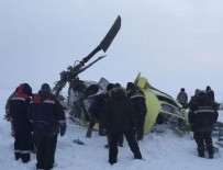 PİLOT HATASI - Rusya’da helikopter düştü