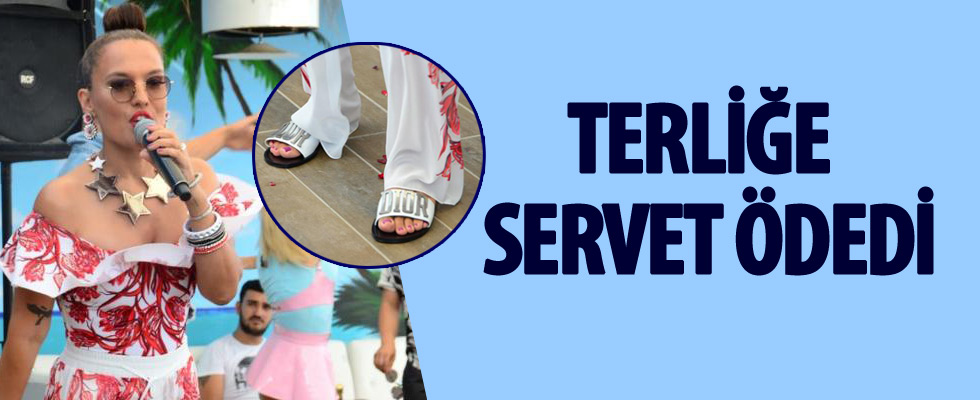 Terliğe servet ödedi