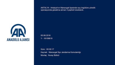 Antalya'da Organize Suç Örgütüne Yönelik Operasyon