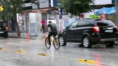 Burdur'da Şiddetli Yağış