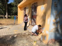 ÜÇGÜLLÜK - CHP Milletvekili Suzan Şahin Okul Boyadı