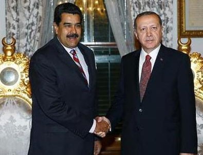 Erdoğan'dan Maduro'ya geçmiş olsun telefonu