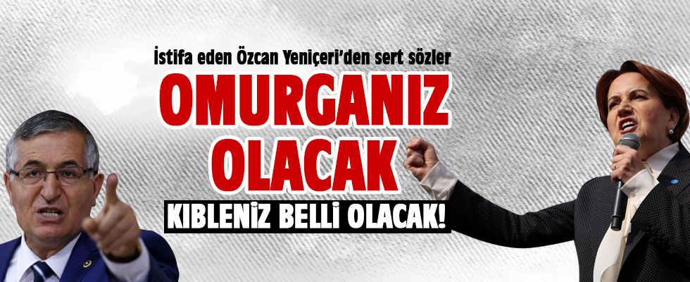 Özcan Yeniçeri'den İYİ Parti'ye sert sözler!