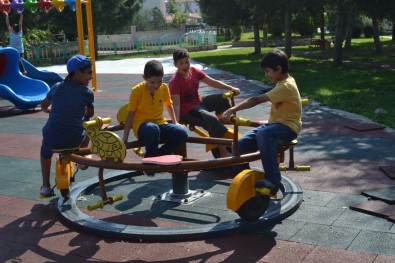 Cumhuriyet Parkında Çalışmalar Tamamlandı