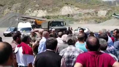 Kars'ta Köylülerden Baraj Yapımına Protesto