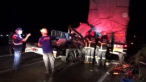 Aksaray'da Kamyonet Tıra Çarptı Açıklaması 1 Ölü, 1 Yaralı