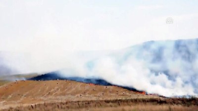 Kırıkkale'de Anız Yangını