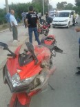 ÇUKUROVA ÜNIVERSITESI - Adana'da Motosiklet Kazası Açıklaması 1 Ölü, 1 Yaralı