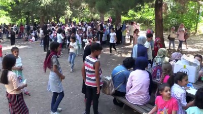 Diyarbakır'da Kur'an Kursu Öğrencileri Piknikte Buluştu