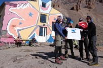 VAN GÖLÜ - Van Gölü İçin Gürcistan Kazbek Dağı'na Tırmandılar