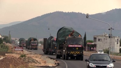 Sınıra tank ve Fırtına Obüsü sevkiyatı