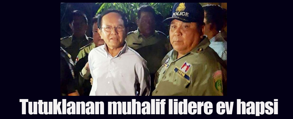 Tutuklanan muhalif lidere ev hapsi