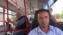 HALK OTOBÜSÜ - Halk Otobüsünde Rahatsızlanan Yolcuya Şoförden İlk Müdahale