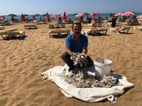 AVSALLAR - Sahilden Kova Kova Sigara İzmariti Topladılar