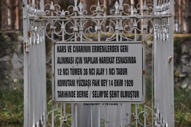 Yüzbaşı Faik Bey'in Mezarı Benli Ahmet İstasyonu'nda