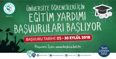 Beykoz Belediyesinden Öğrencilere Eğitim Yardımı