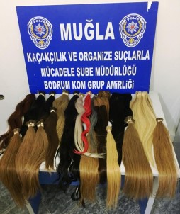 Bodrum'da 3 Kilo Kaçak İnsan Saçı Ele Geçirildi