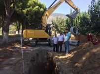 GÜLLÜBAHÇE - Güllübahçe'de Kanalizasyon Çalışmaları Devam Ediyor
