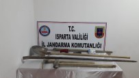 KAÇAK KAZI - Isparta'da Kaçak Kazı Yapan 5 Şahıs Yakalandı