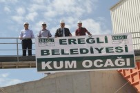 ENERJİ BAKANLIĞI - Ereğli Belediyesi Kum Ocağı Açıldı