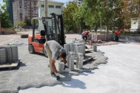 KOSOVA - Selçuklu'da Bordür Parke Çalışmalarında Yoğun Tempo