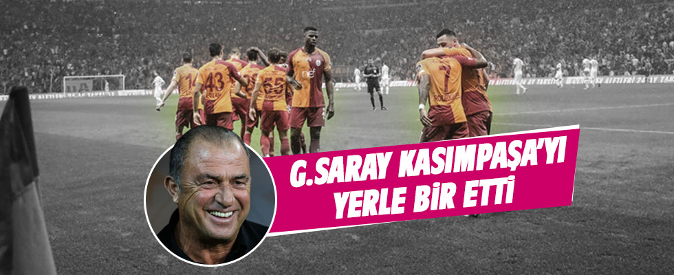 Galatasaray Kasımpaşa'yı dağıttı