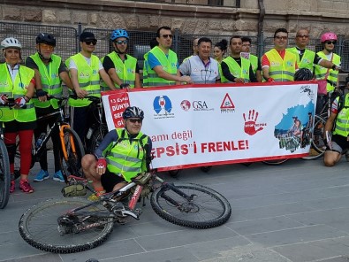 Ankara'da Sepsis İçin Pedal Çevirdiler