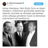 FATİN RÜŞTÜ ZORLU - Bakan Kasapoğlu, Adnan Menderes, Fatin Rüştü Zorlu Ve Hasan Polatkan'ı Unutmadı