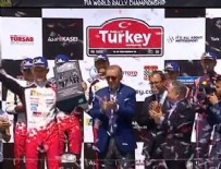 TÜRKIYE OTOMOBIL SPORLARı FEDERASYONU - Cumhurbaşkanı Erdoğan, Dünya Ralli Şampiyonası'nda pilotlara ödüllerini takdim etti