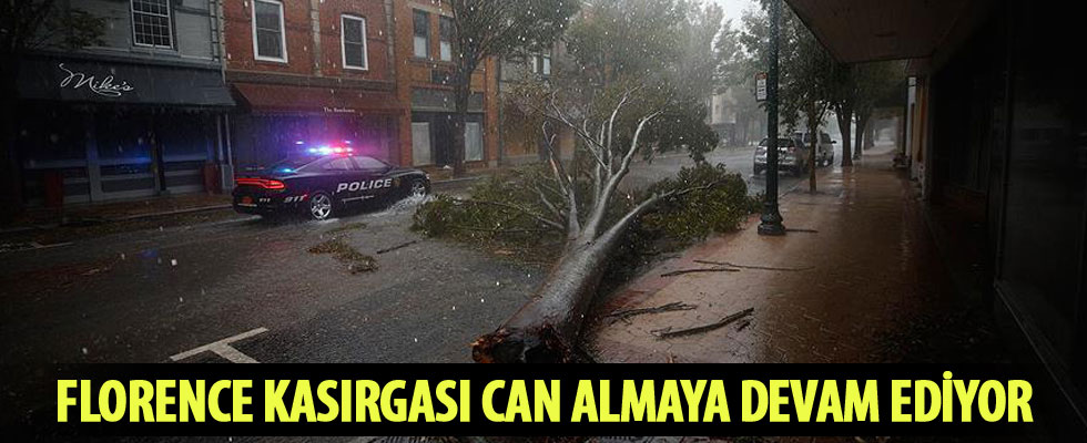 Florence Kasırgası can almaya devam ediyor