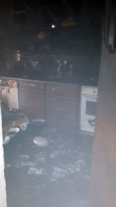 Isparta'da Korkutan Ev Yangını