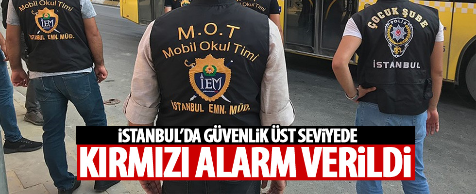 İstanbul'da kırmızı alarm