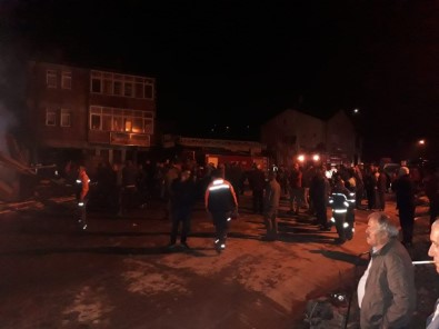 Trabzon'da Marangoz Dükkanında Yangın