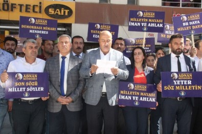 AK Parti'liler Menderes'in İdamına Tepki Gösterdi